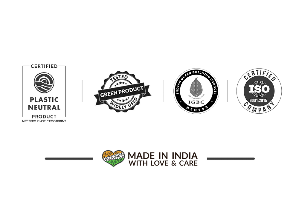 certifications - green pro, ISO and plastic neutral