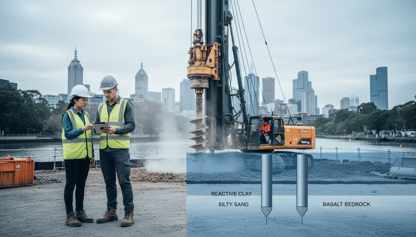 Concrete Piles in Melbourne: The Engineer’s Guide to Deep Foundations (2026)