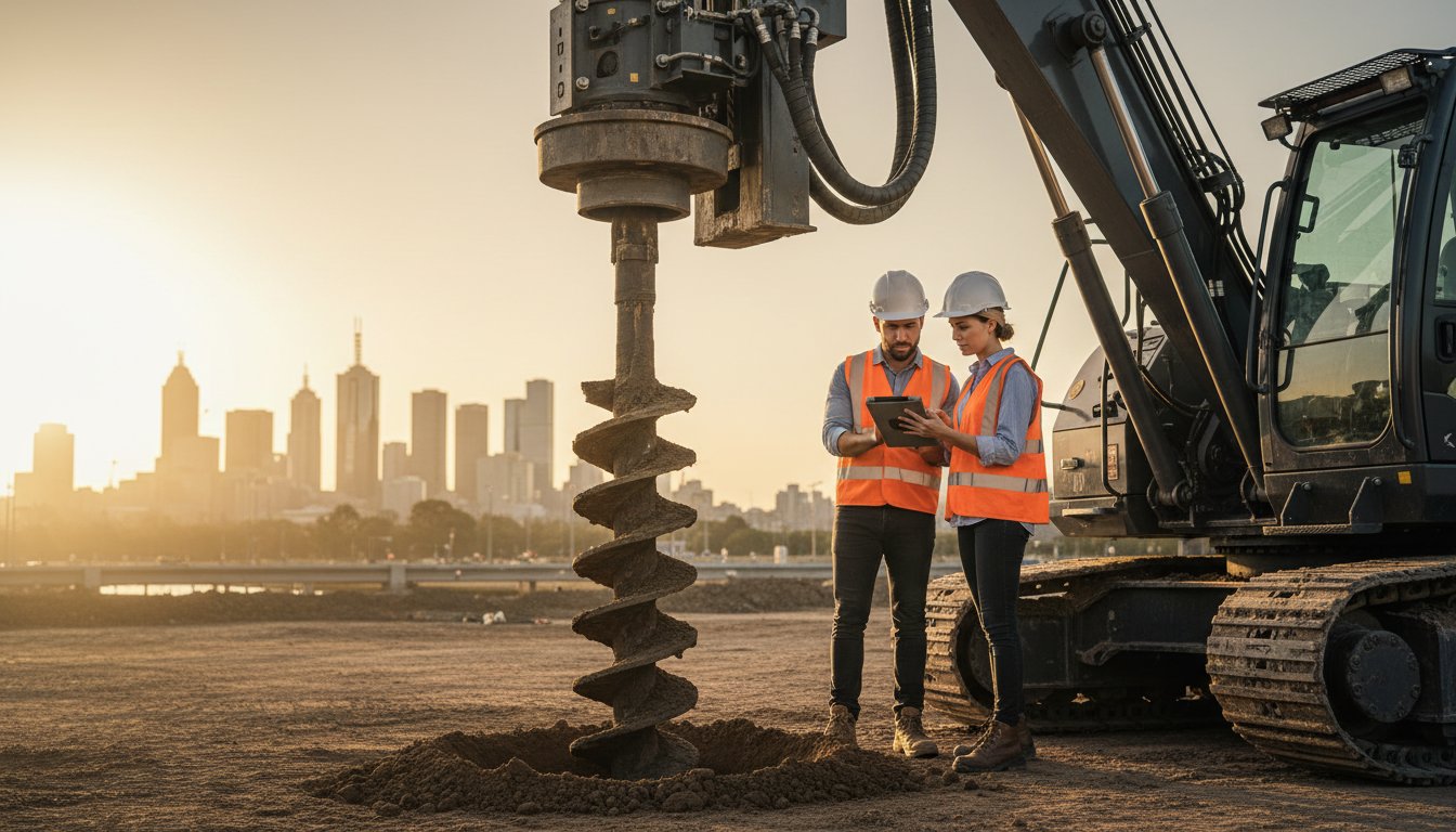 Bored Pier Drilling Melbourne: The Engineer’s Guide to Foundation Piling (2026)