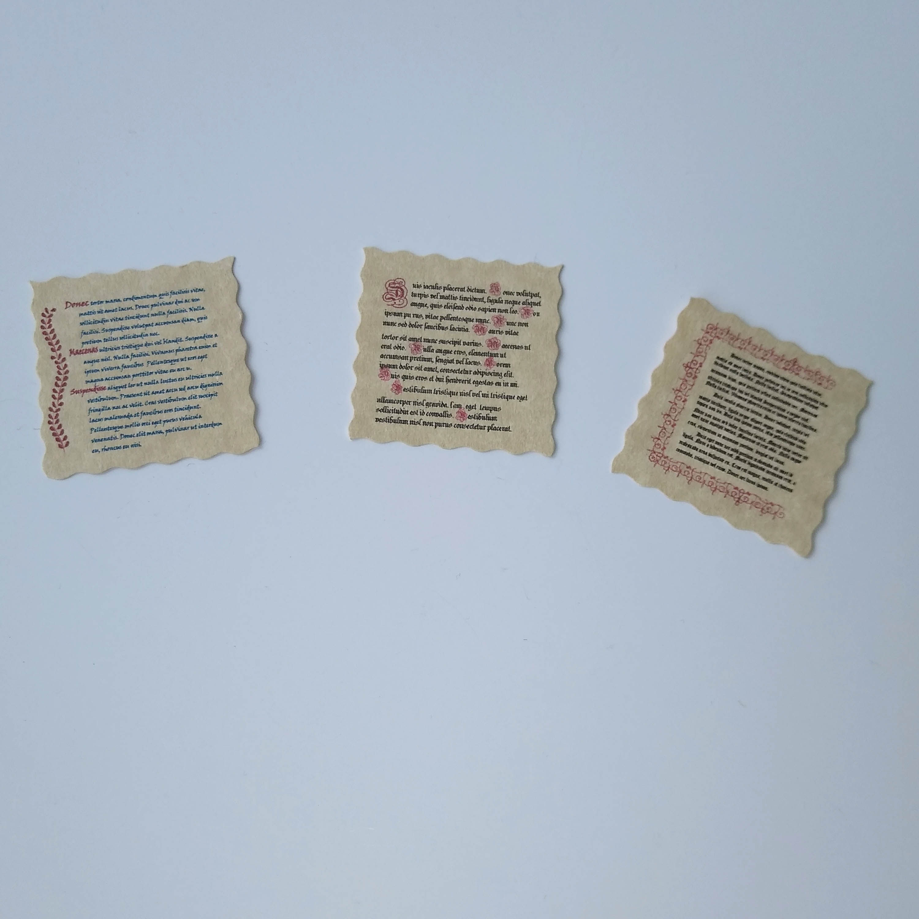 12th Scale Parchment Manuscript