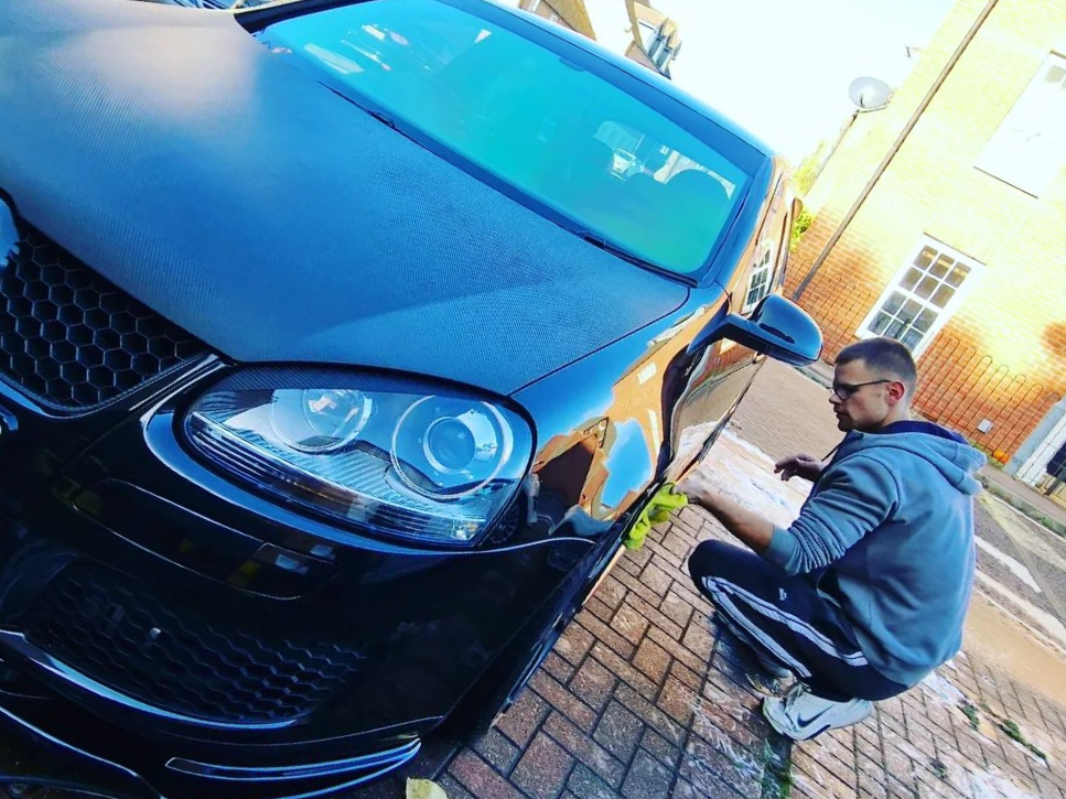 Finishing my loyal customer ceramic coated car 