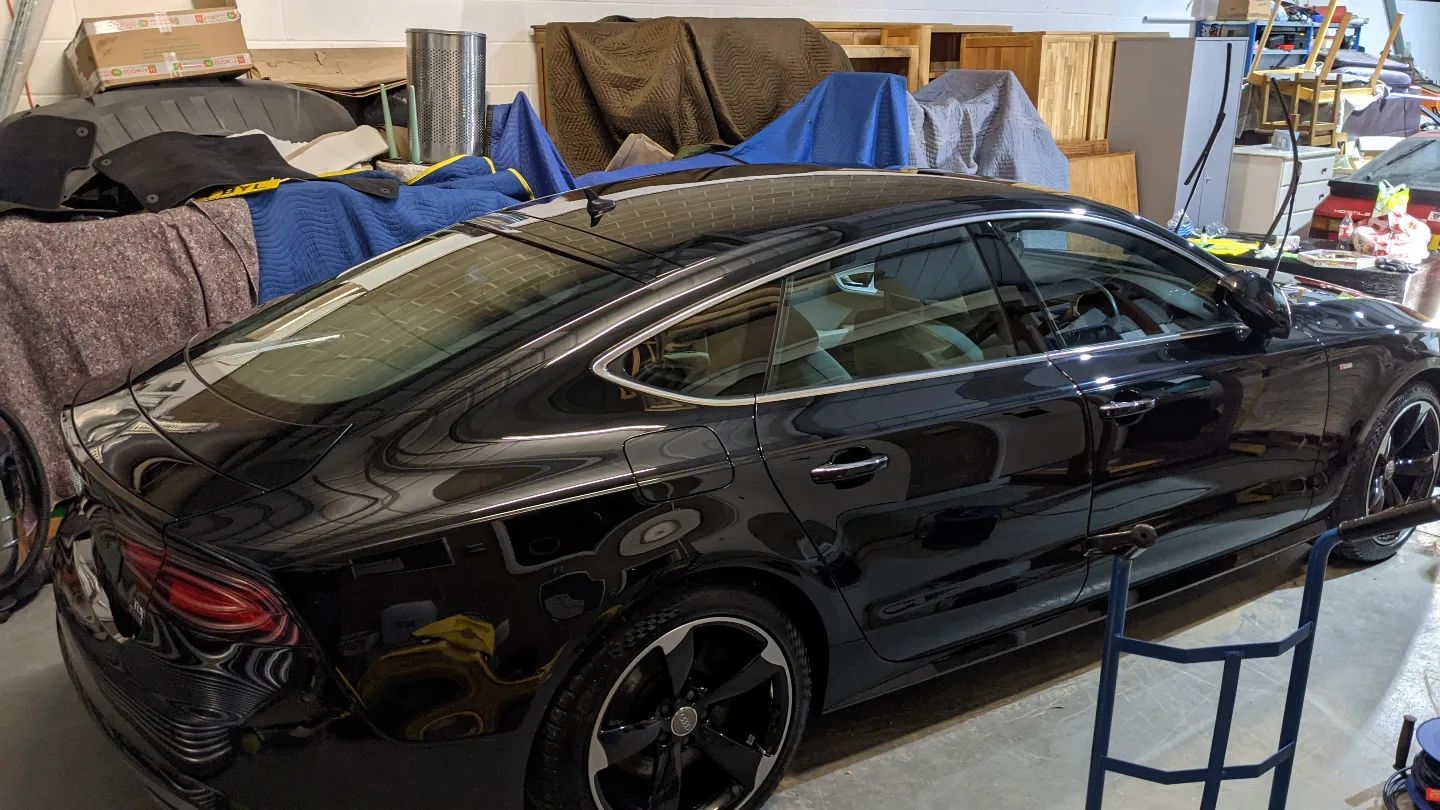 ceramic coated 3-5 years protection and 2 stage polishing 