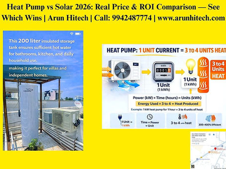 Heat Pump vs Solar Water Heater: Which Is Better in 2026?