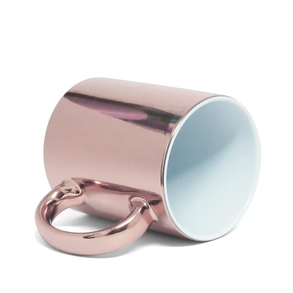 Miniatura: Caneca de Porcelana Cromada Personalizada 325ml