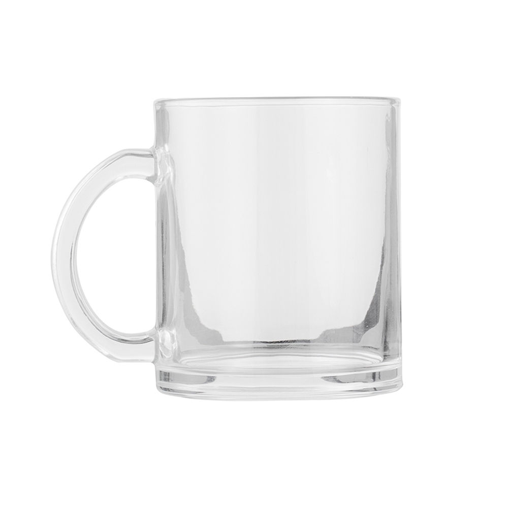 Caneca de Vidro Cristal 325ml Personalizada