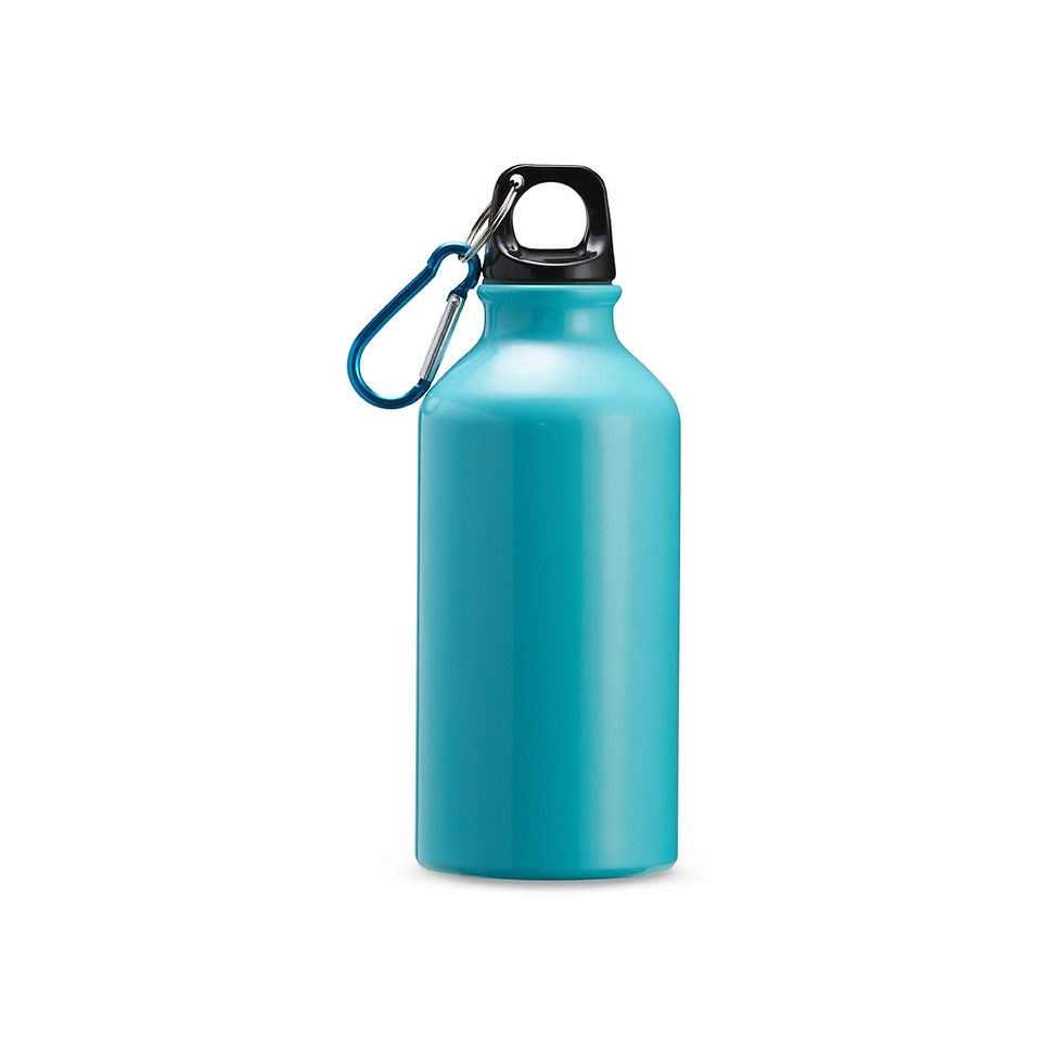 Miniatura: Squeeze de Alumínio 420ml com Mosquetão Personalizado
