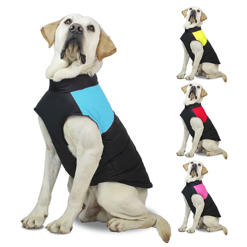 Thumbnail: Pet Waterproof Warm Large Dog Coat Puppy Clothing Pet Vest Jacket Winter Warm Do
