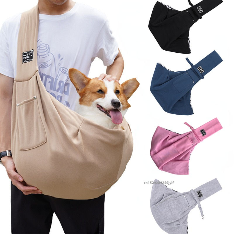 Comfortable Pet Crossbody Shoulder Bag Outdoor Travel Portable Cat Puppy Sling C