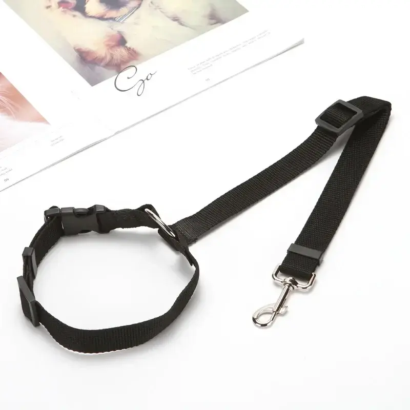 Miniatura: 1PC  Pet Car Seat Belt Nylon Lead Leash Backseat Safety Belt Adjustable  pet col