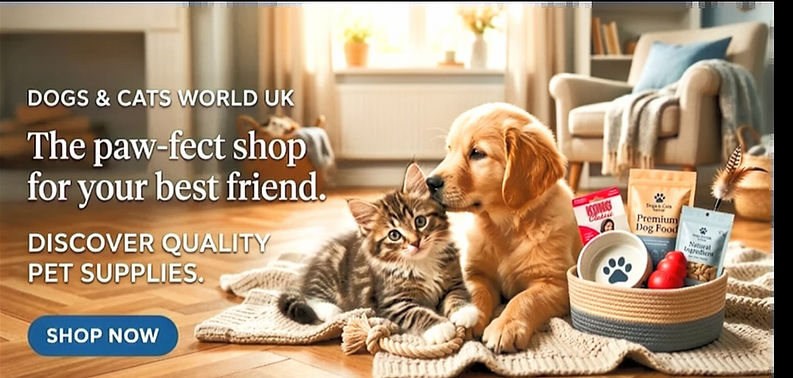 "Dogs and cats products and accessories UK from dogsandcatsworld"