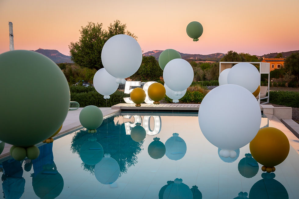 Miniatura: Ballons für Pool - Schwebende Ballons - Pool Dekoration