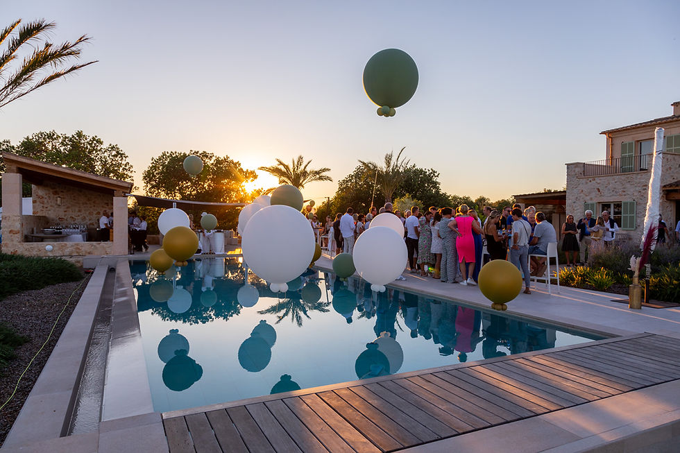 Miniatura: Ballons für Pool - Schwebende Ballons - Pool Dekoration