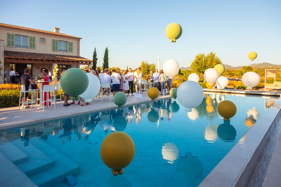 Miniatura: Ballons für Pool - Schwebende Ballons - Pool Dekoration