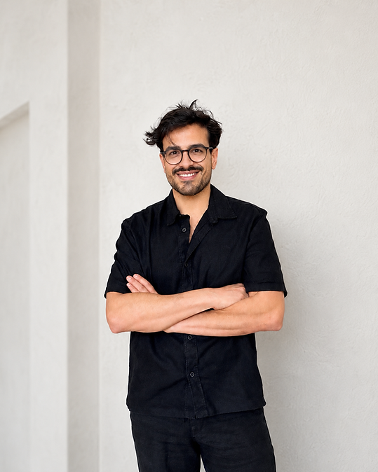Mauro Staltari founder of FŪR Zurich, Switzerland scented candles in handcrafted ceramic and studio staltari