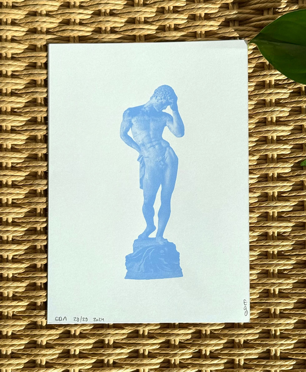 Narcissus screenprint