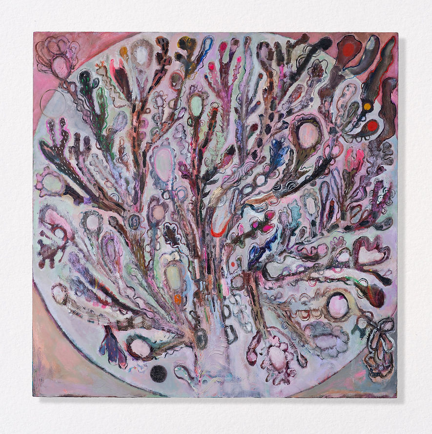 I Have Not Yet Forgot Myself To Stone, 2026, Oil on canvas, 127x127 cm, 50x50 inches.jpg