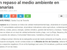 CANARIAS Y EL MEDIO AMBIENTE