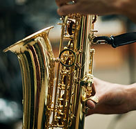 Person Playing Saxophone