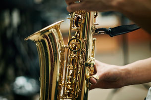 Person Playing Saxophone