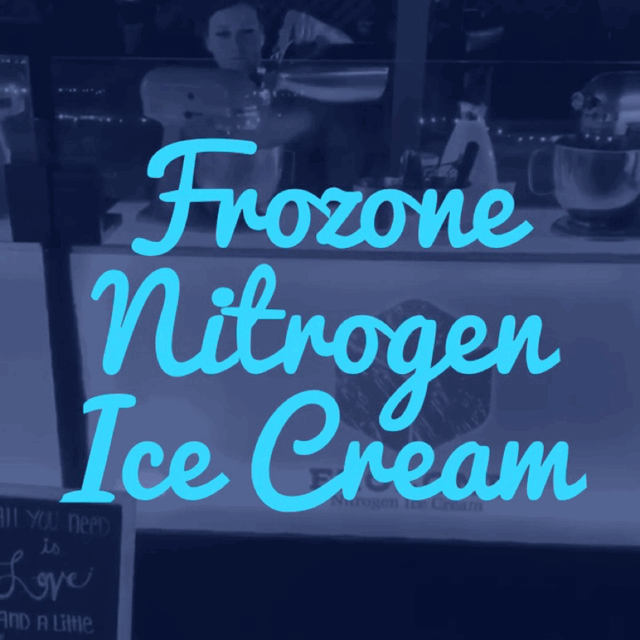 Nitrogen Ice Cream Catering Ice Cream Bar