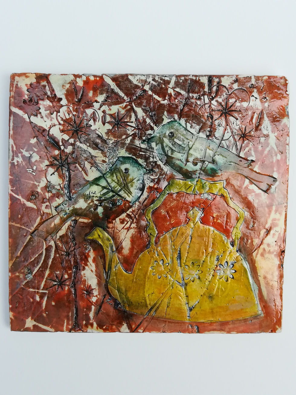 Thumbnail: Yellow Kettle Two Birds