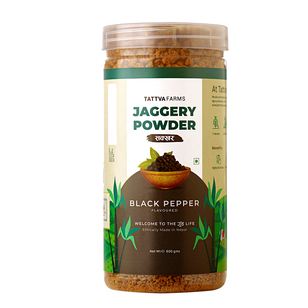 Tattva Jaggery Black Pepper - flavoured - 600g