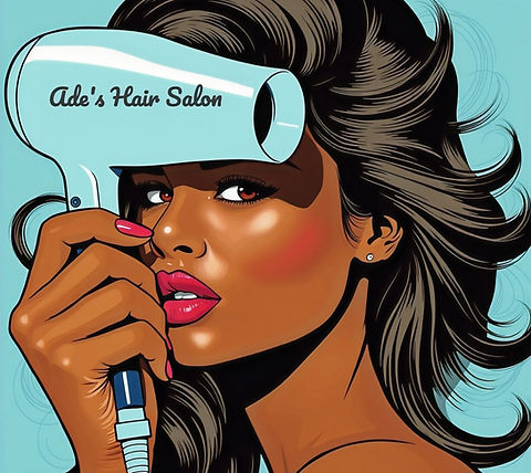 Blow dryer on hair brown woman - brown s