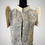 Thumbnail: Women's Pinya Cocoon Traditional Beige Bolero See-through with Flower Design