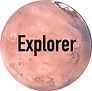 Mars with words Explorer site icon