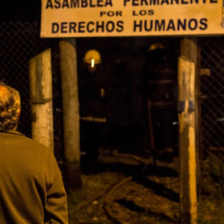 El fuego de la APDH La Matanza