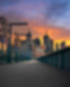 Vibrant Australian sunrise in the City o