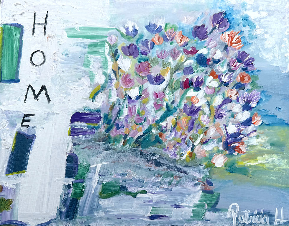 spring floral painting