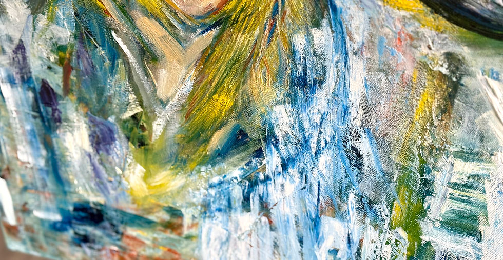 Thumbnail: Thoughtful woman portrait canvas for inspiration