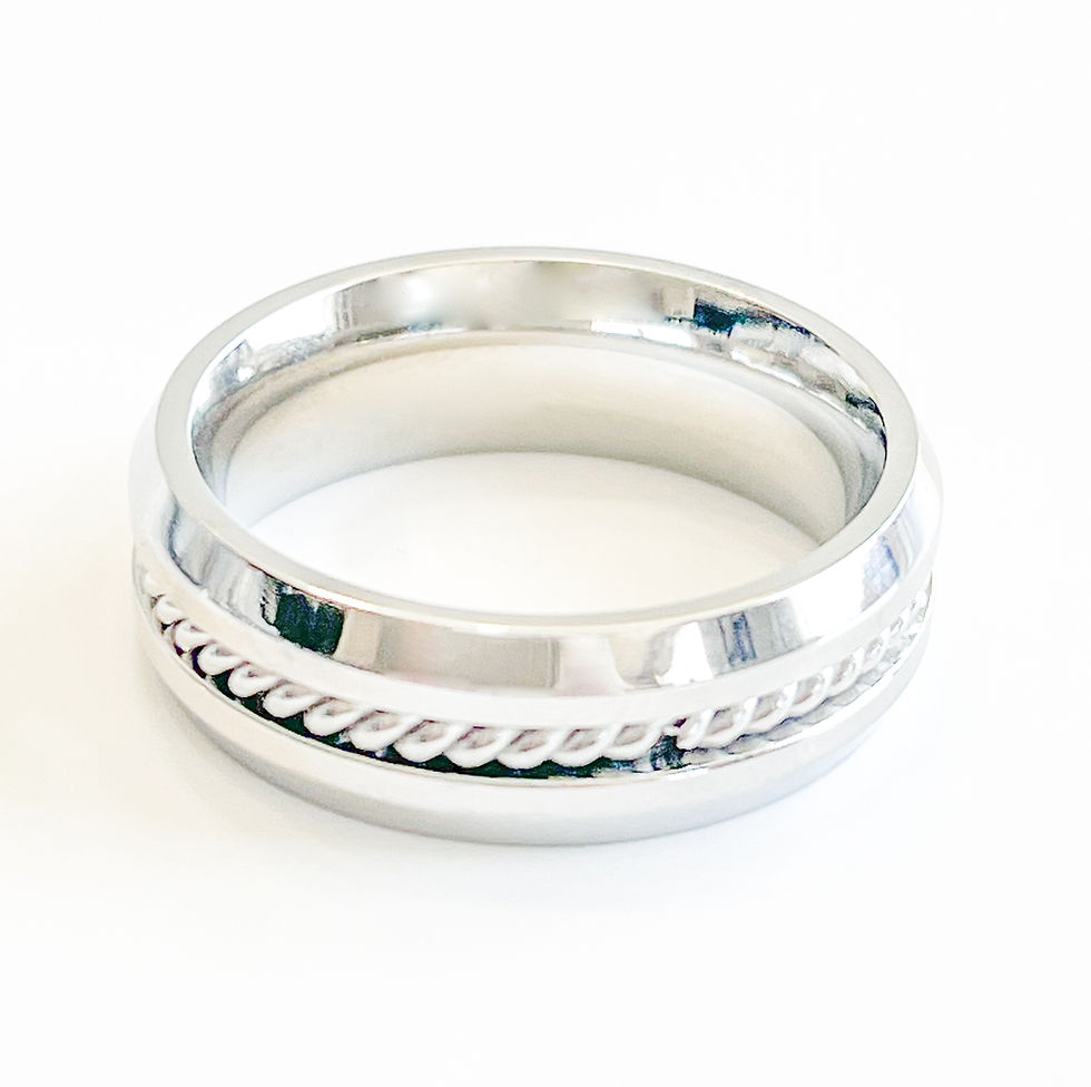 Thumbnail: Silver Rope Ring