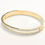 Thumbnail: Gold Double Pave Bracelet