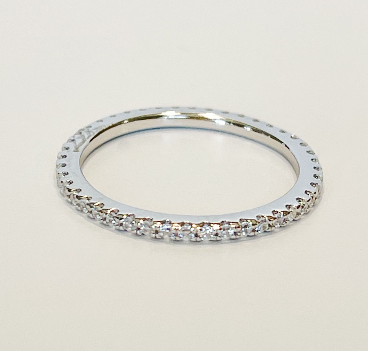 Silver Micropave Band
