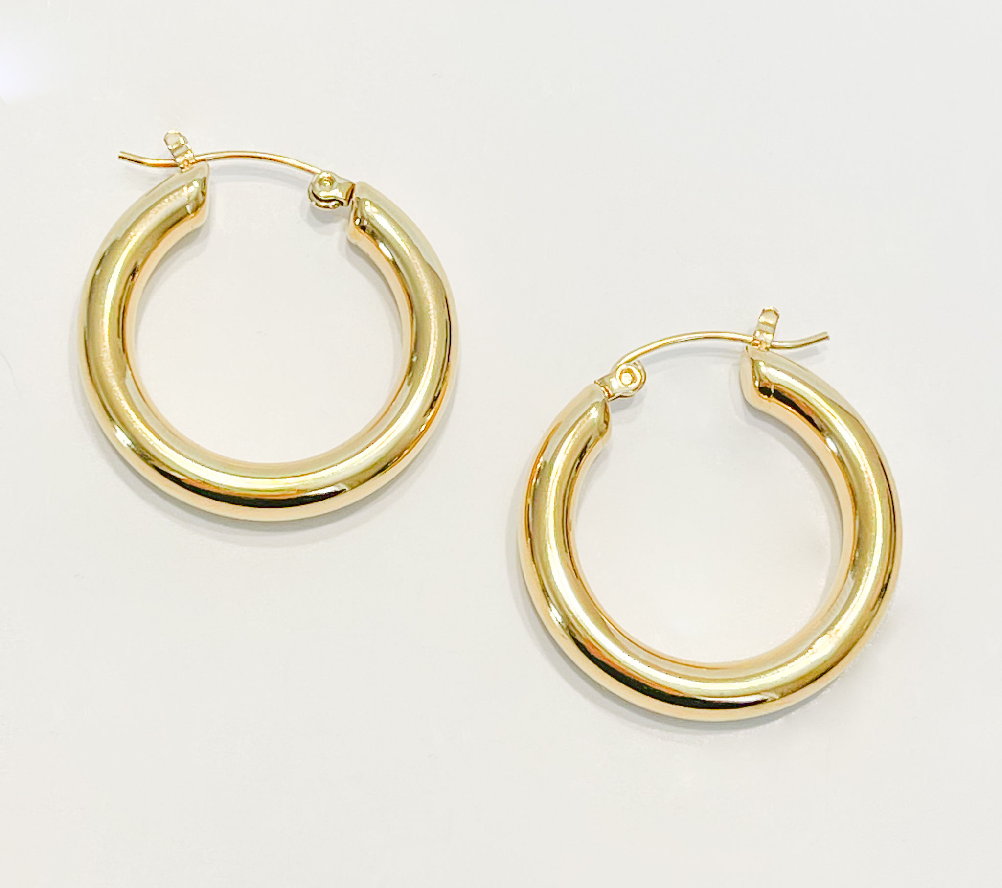 Gold Chunky Small Hoops