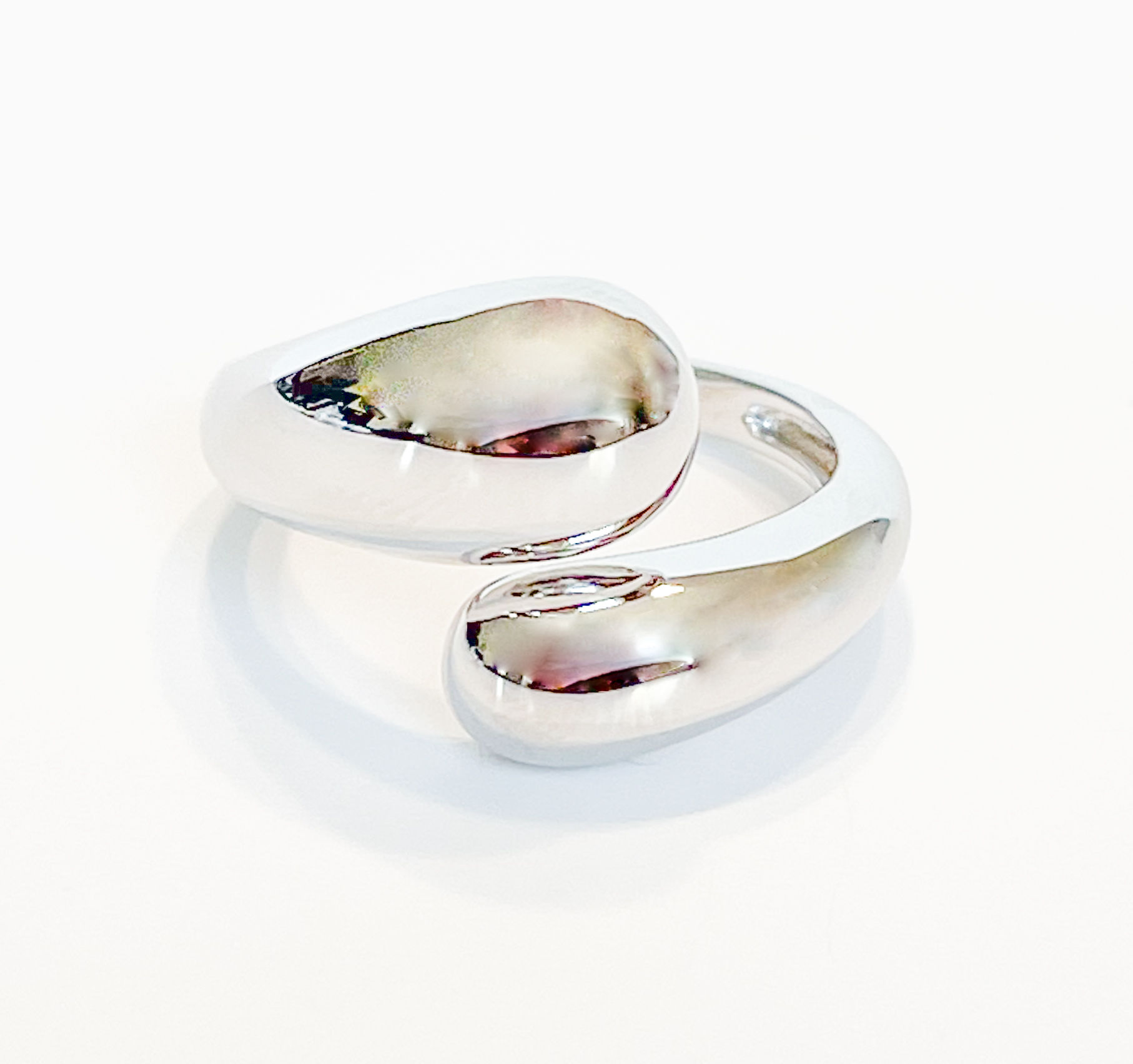Silver Double Dome Ring