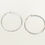 Thumbnail: Silver Inside-Outside Large Hoops