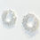 Thumbnail: Silver Stardust Open-Circle Earrings