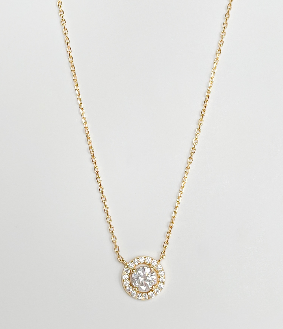 Thumbnail: Gold Circle Necklace
