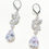Thumbnail: Silver Large Bling Drop Earrings