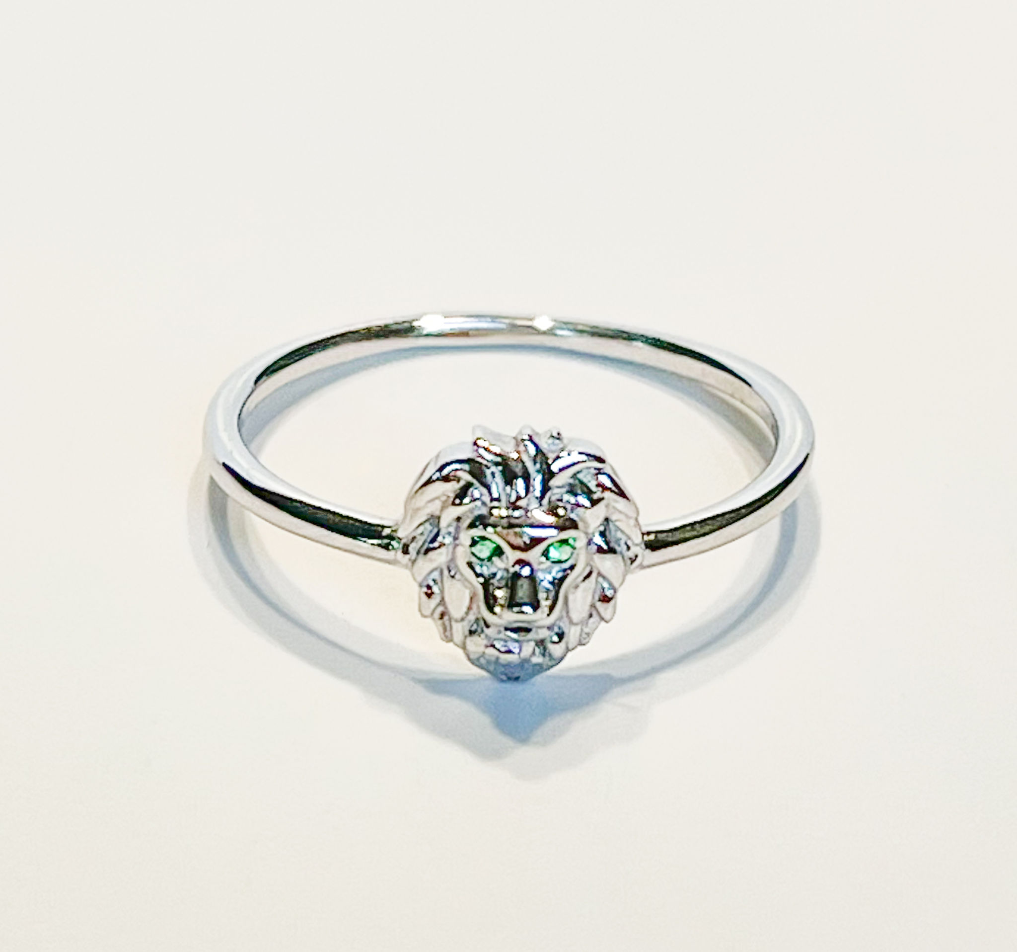 Silver Lion Ring