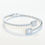 Thumbnail: Silver Baguette Bypass Bangle