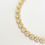 Thumbnail: Gold Circle Medium Tennis Bracelet