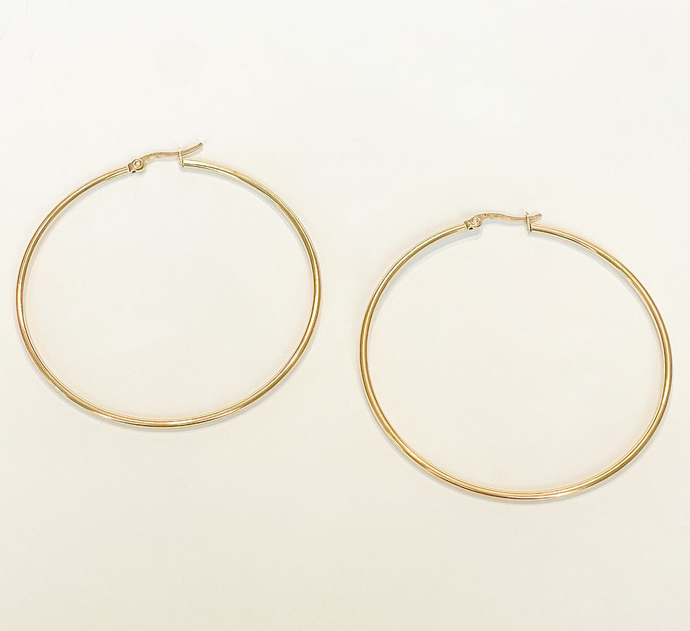 Thumbnail: Gold Extra Large Hoops