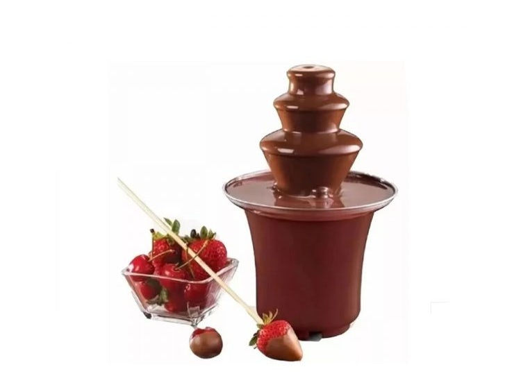 Mini cascada de chocolate