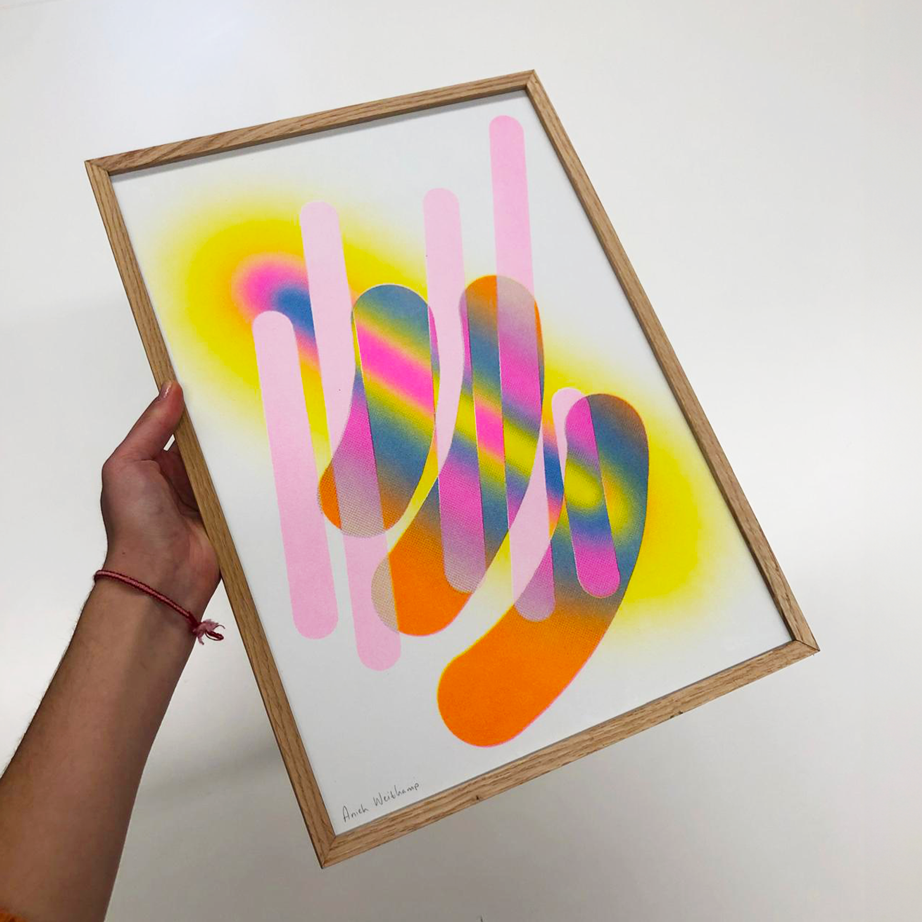 Riso print - compositie 1 - A3