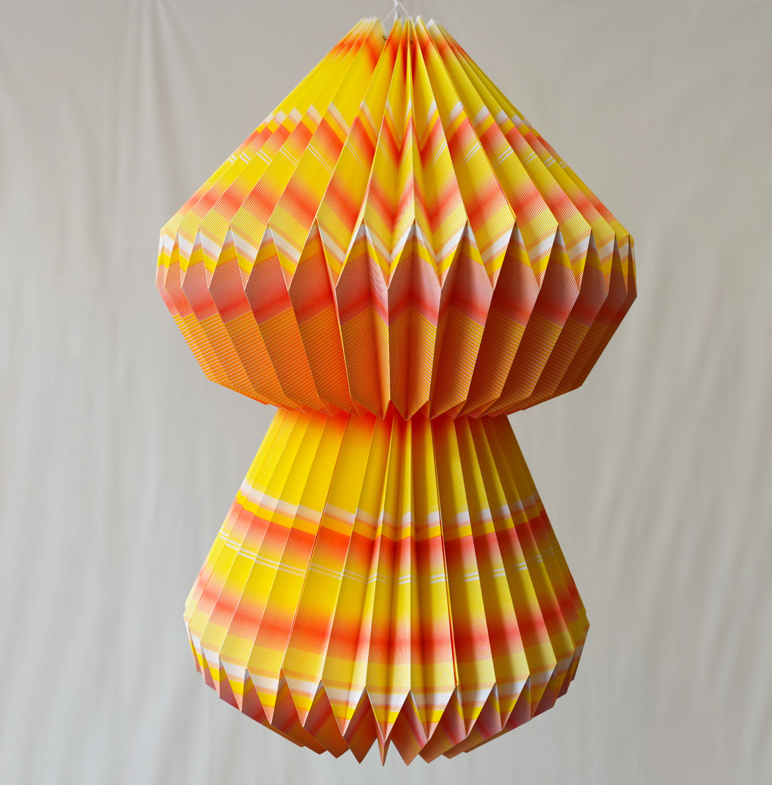 Dubbele ZO'NDAG lamp geel