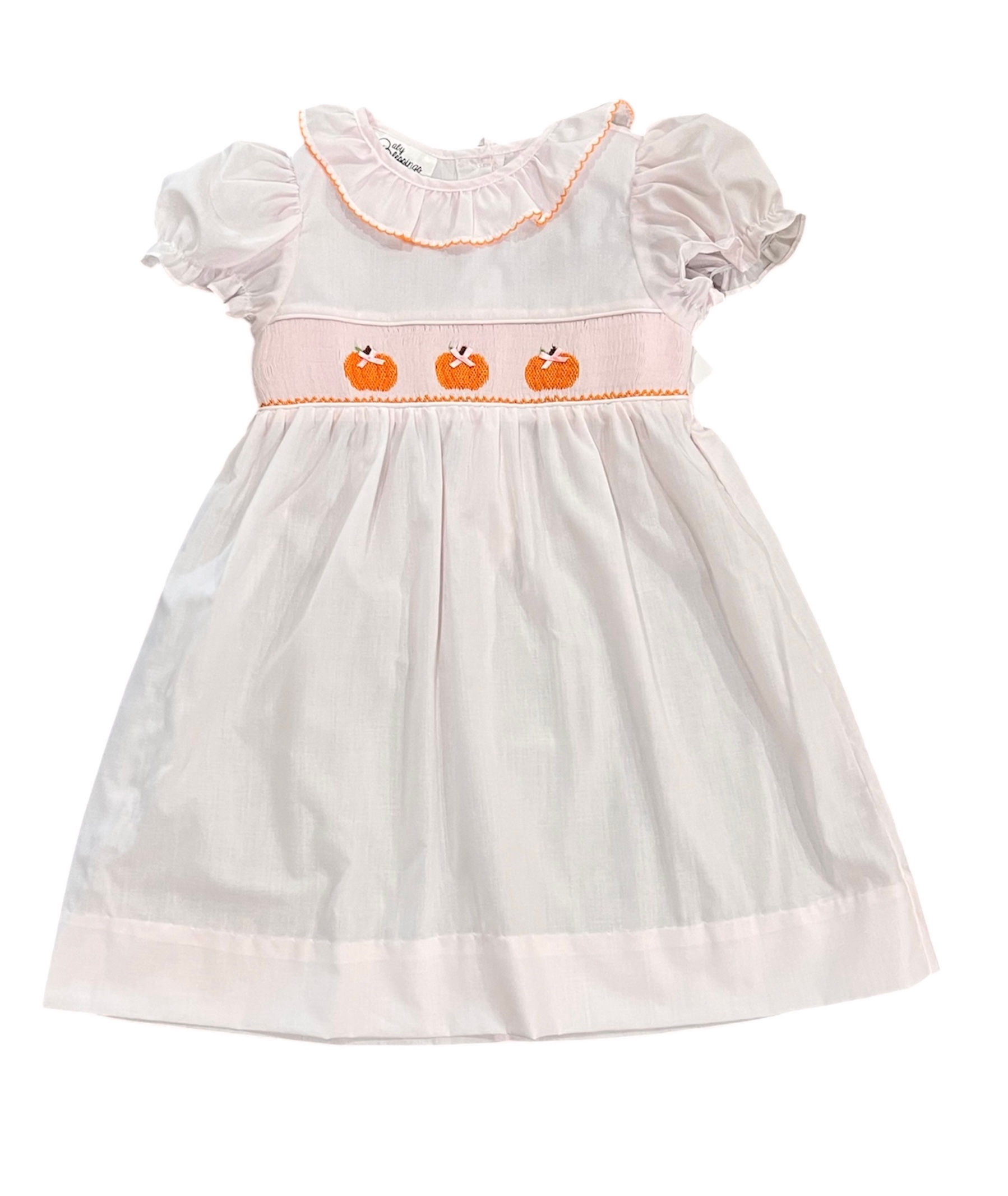 Pumpkins and Bow Claire Dress by Baby Blessings